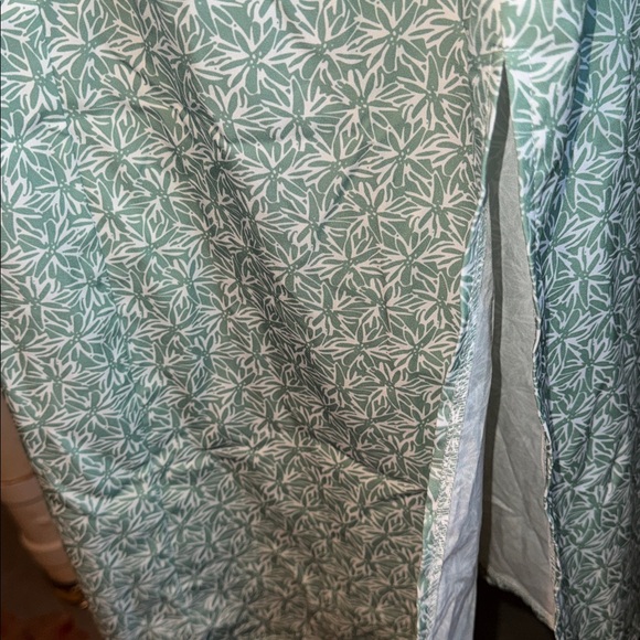 SHEIN Elegant Green Floral Dress - Picture 4 of 6